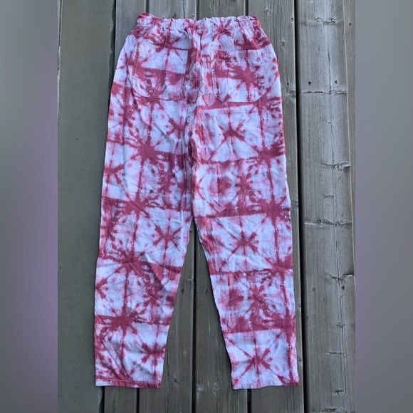 American Eagle Outfitters Dusty Rose Tie Dye Pants Size Small - Picture 5 of 8